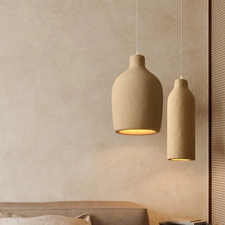 Wabi Sabi Hanglamp in Wijnflesvorm voor Woonkamer, Eetkamer en Slaapkamer – Stijlvolle Binnenverlichting 3