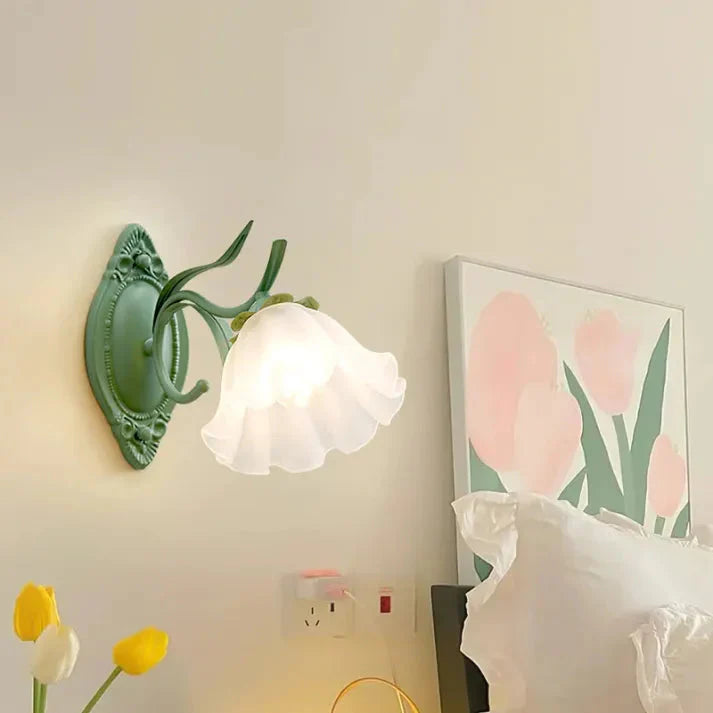 Wandlamp Bloemvorm met Zacht Licht - Muurlamp in Lily of the Valley Design voor Sfeervolle Verlichting 5