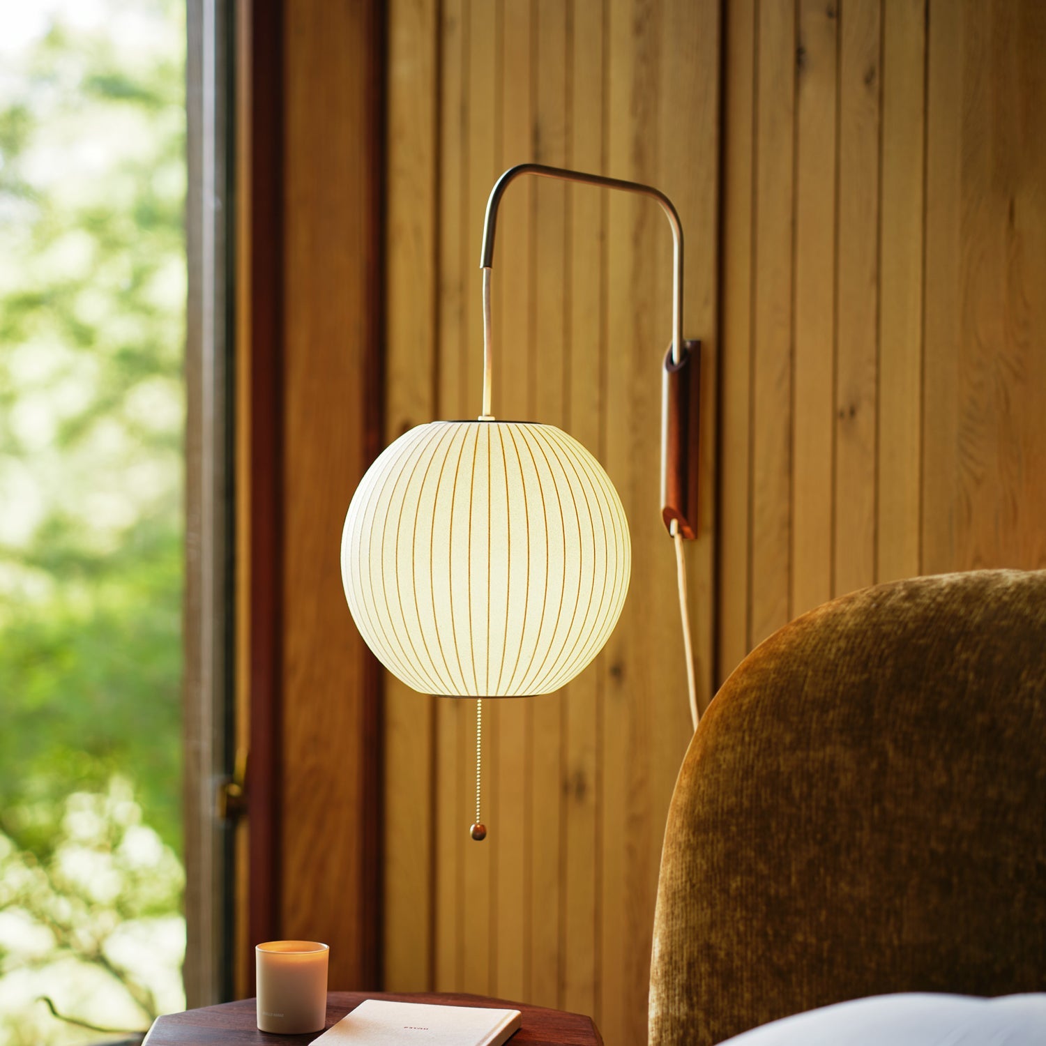 Wandlamp met Aanpasbare Snoer en Sferische Vorm voor Binnenverlichting – Muurlamp voor Woonkamer en Slaapkamer 2