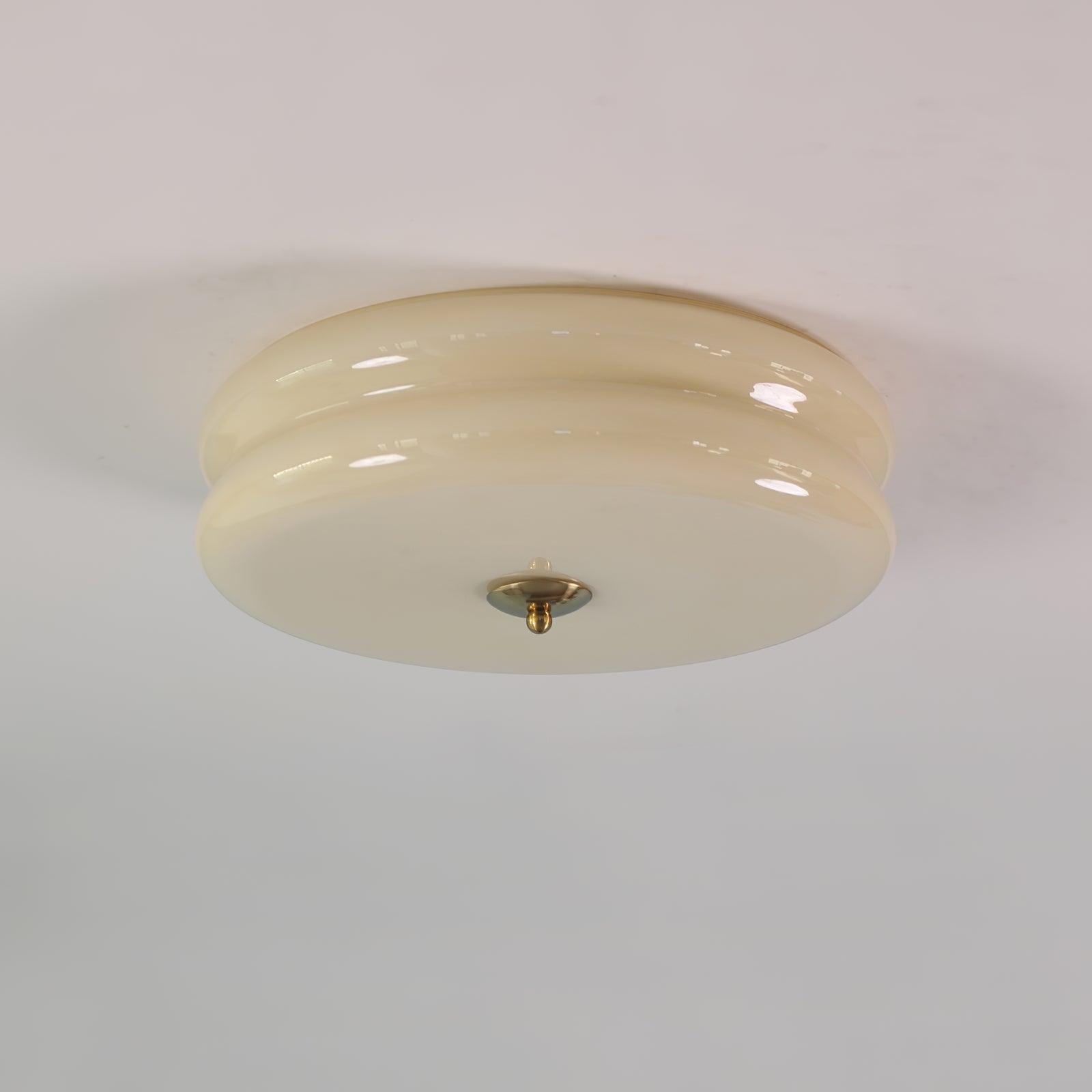 Art Deco Vintage Plafondlamp met Geïntegreerde LED – Handgemaakt voor Slaapkamer en Woonkamer 11