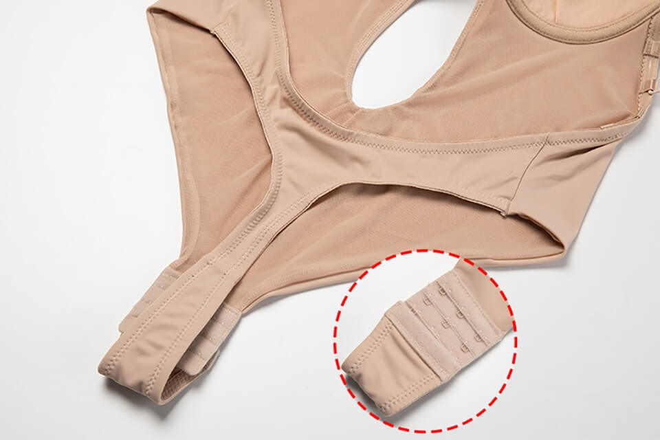 Dames Body Shaper met Diepe V-Hals en Open Rug Auralie