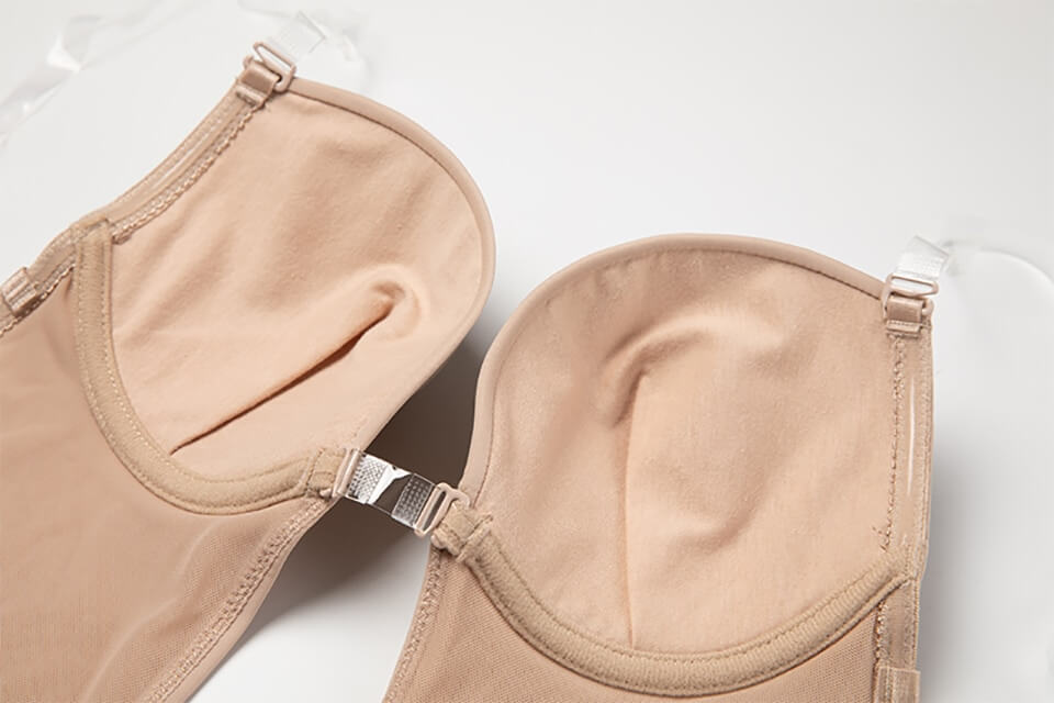 Dames Body Shaper met Diepe V-Hals en Open Rug Auralie