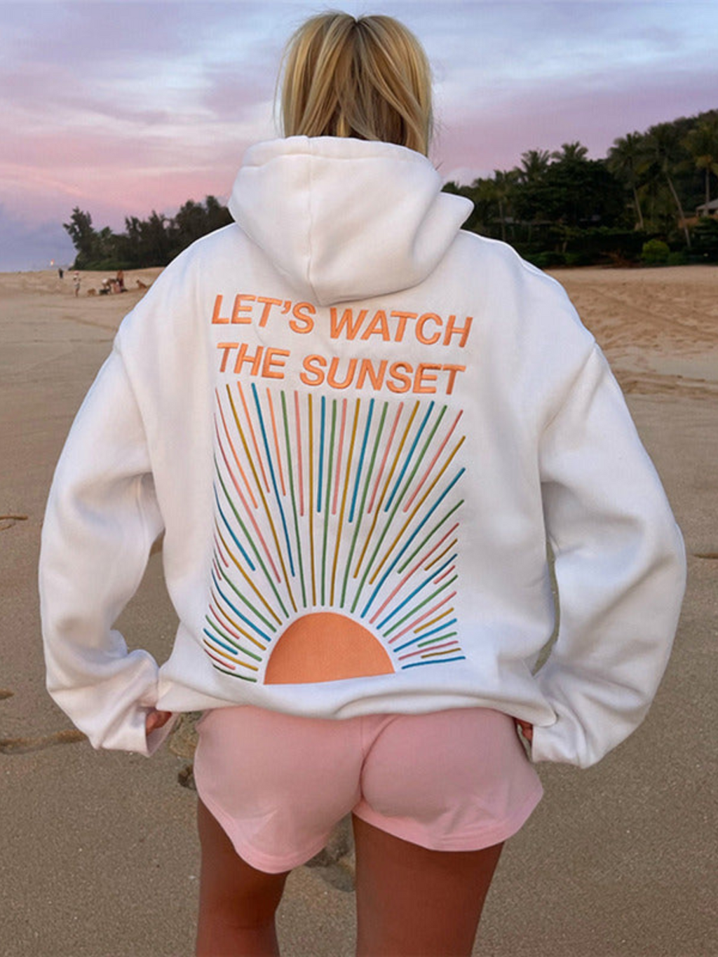 Dames Hoodie met Capuchon en Inspirerende Tekst 0