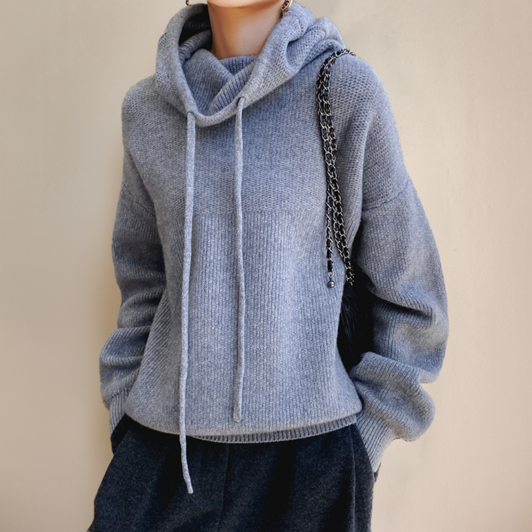 Dames Hoodie met Cowl Neck en Zachte Stof 1