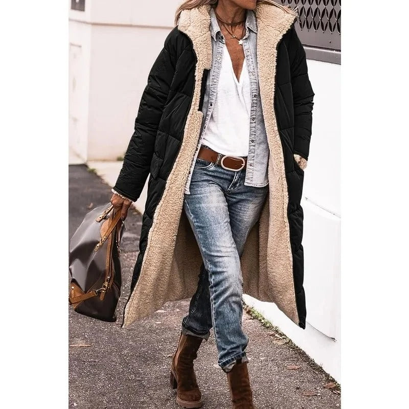 Dames Jas Winter met Sherpa Voering en Relaxed Fit 1