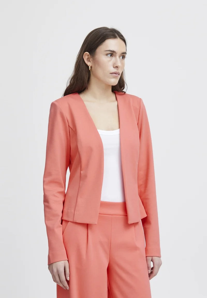 Dames Slim Fit Vestje met Luxe Uiterlijk Roze Auralie