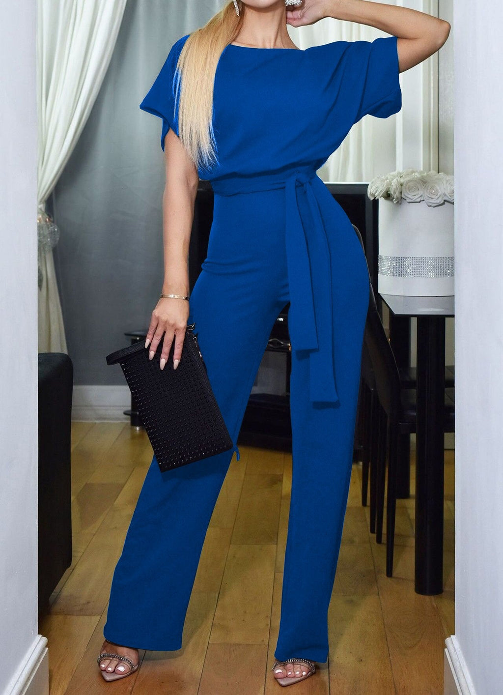 Dames Jumpsuit Feestelijk met Hoge Taille en Elegante Uiterlijk 6