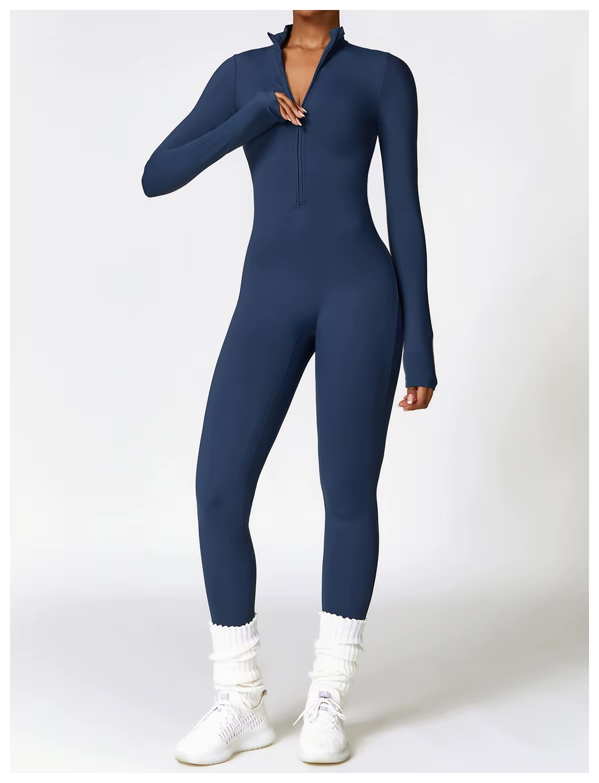 Dames Jumpsuit met Fleecevoering en Superstretch Stof voor Koude Dagen 1