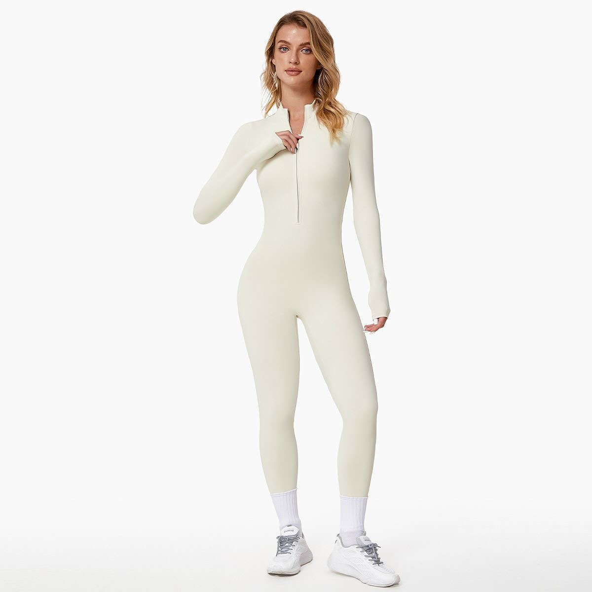 Dames Jumpsuit met Fleecevoering en Superstretch Stof voor Koude Dagen 3