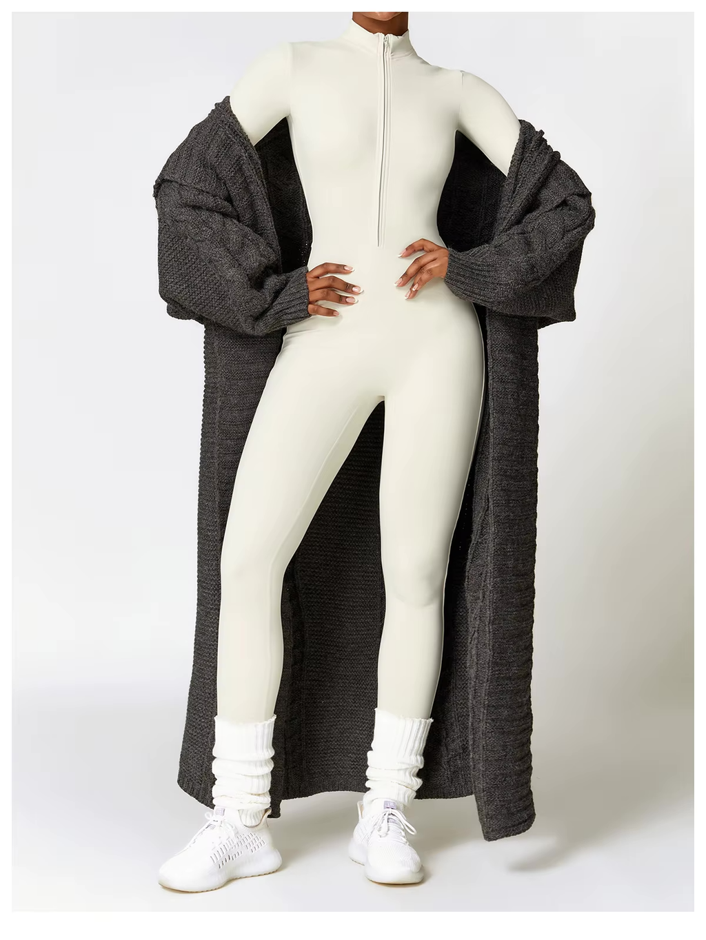 Dames Jumpsuit met Fleecevoering en Superstretch Stof voor Koude Dagen 5