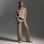 Dames Loungewear Set met Oversized Trui en Wijde Broek voor Ultiem Comfort 0
