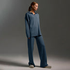 Dames Loungewear Set met Oversized Trui en Wijde Broek voor Ultiem Comfort 1
