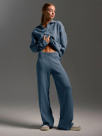 Dames Loungewear Set met Oversized Trui en Wijde Broek voor Ultiem Comfort 10