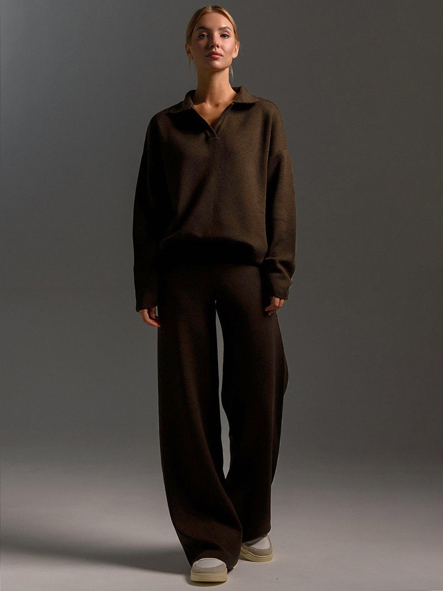 Dames Loungewear Set met Oversized Trui en Wijde Broek voor Ultiem Comfort 2