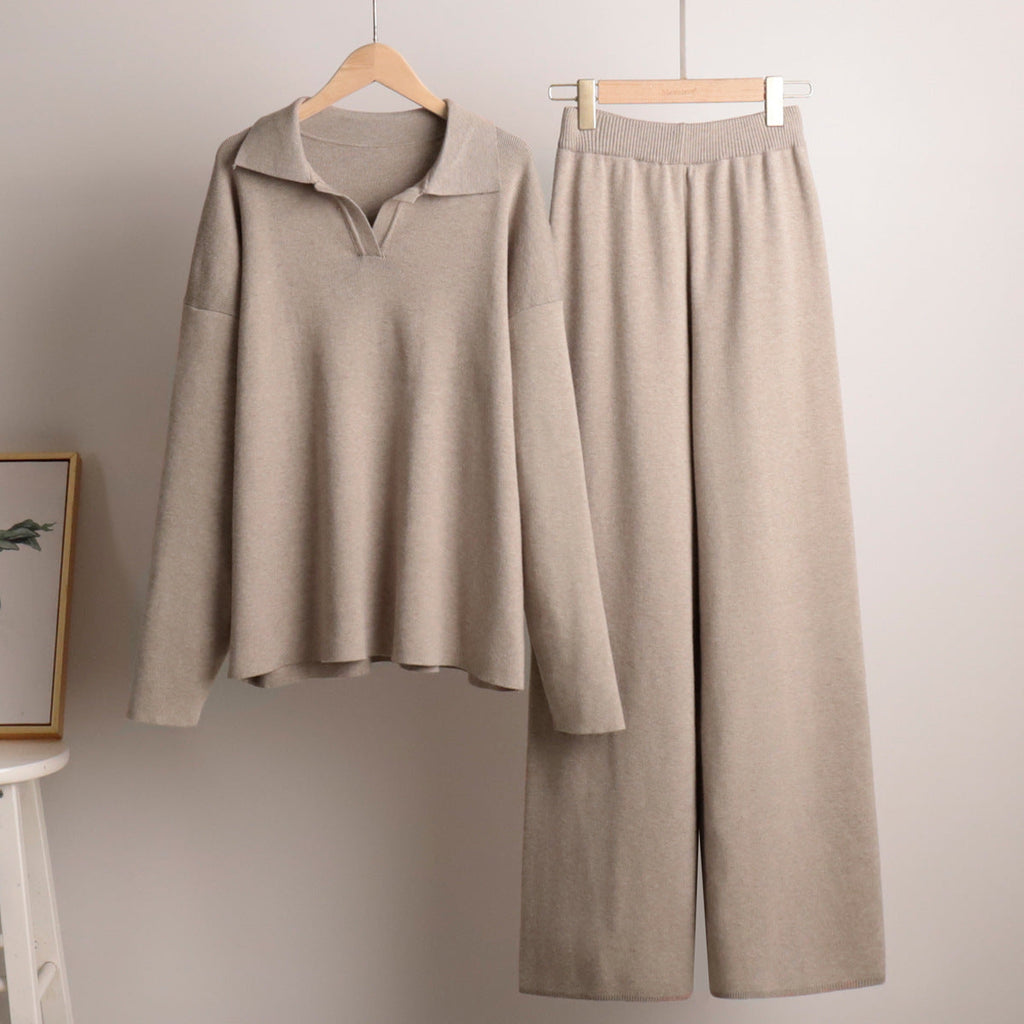 Dames Loungewear Set met Oversized Trui en Wijde Broek voor Ultiem Comfort 6