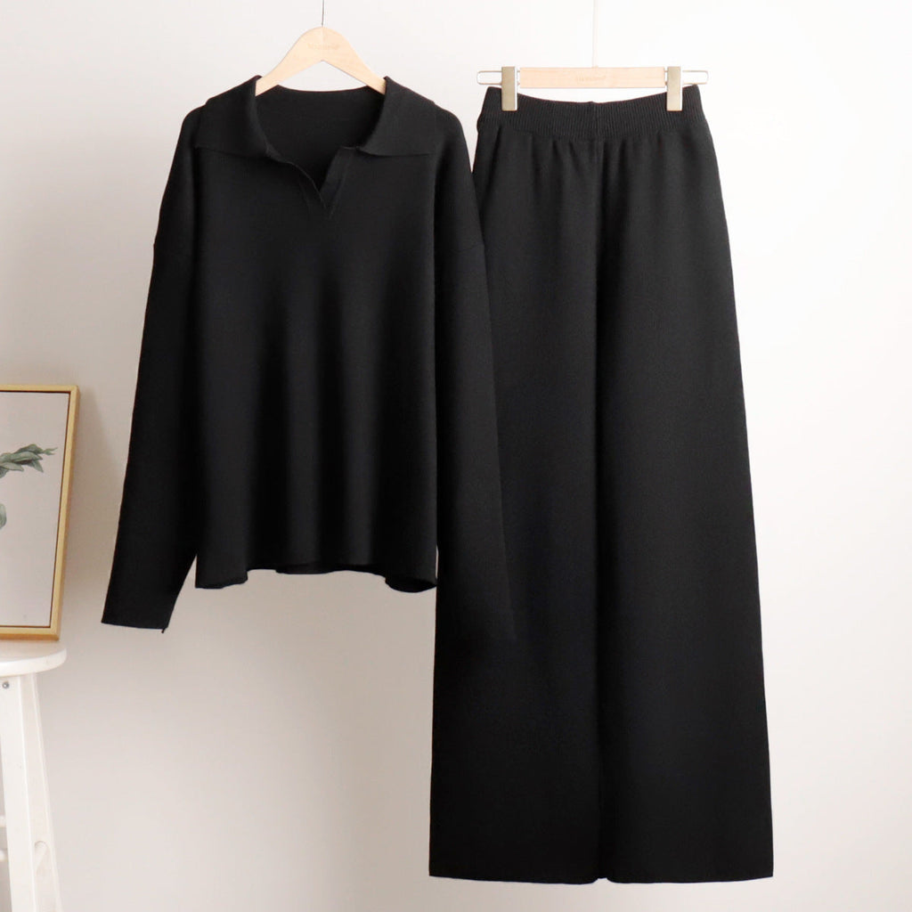 Dames Loungewear Set met Oversized Trui en Wijde Broek voor Ultiem Comfort 7