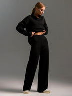 Dames Loungewear Set met Oversized Trui en Wijde Broek voor Ultiem Comfort 9