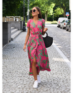Dames Maxi Jurk met Print voor Zomer Auralie