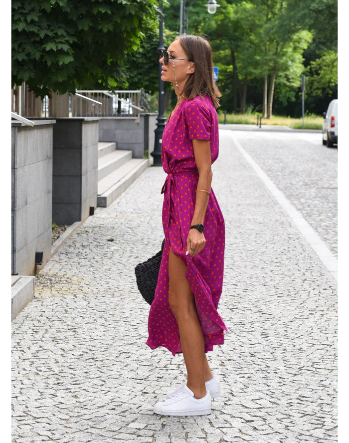 Dames Maxi Jurk met Print voor Zomer Auralie
