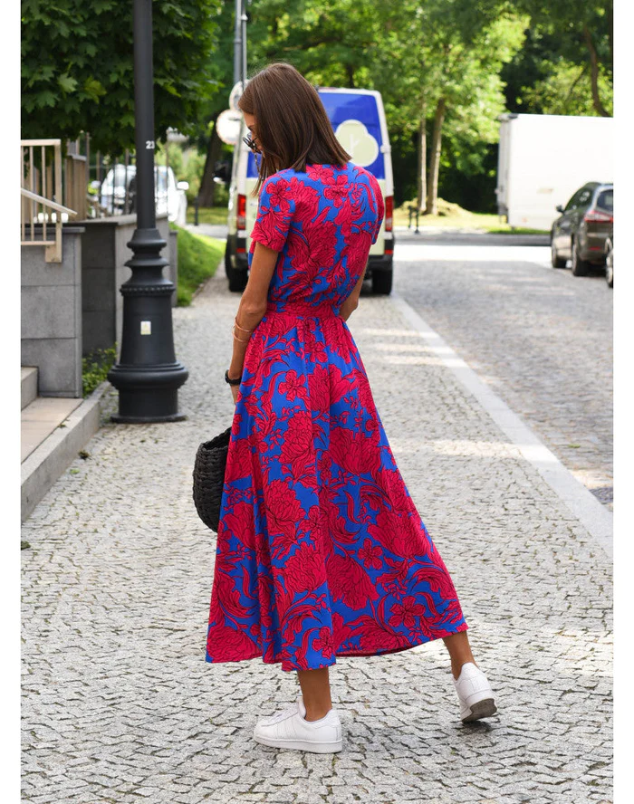 Dames Maxi Jurk met Print voor Zomer Auralie