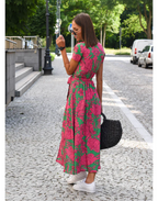 Dames Maxi Jurk met Print voor Zomer Auralie