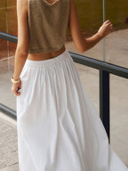 Dames Maxi Plissé Rok Auralie