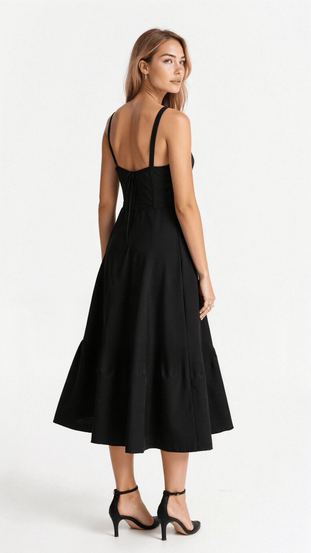 Dames Midi Jurk met Korset Auralie