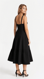 Dames Midi Jurk met Korset Auralie