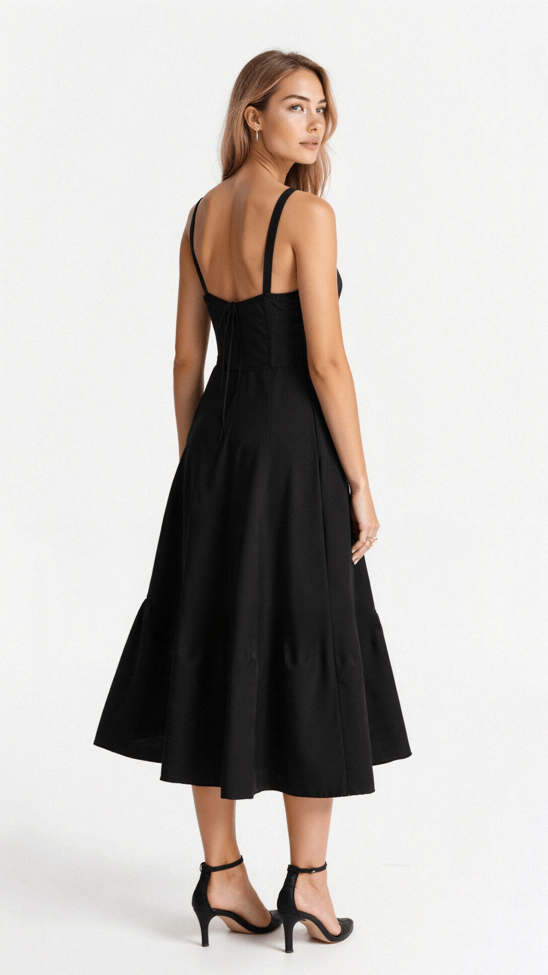 Dames Midi Jurk met Korset Auralie