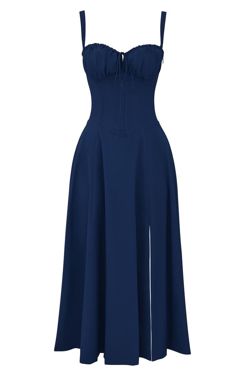 Dames Midi Jurk met Korset Auralie