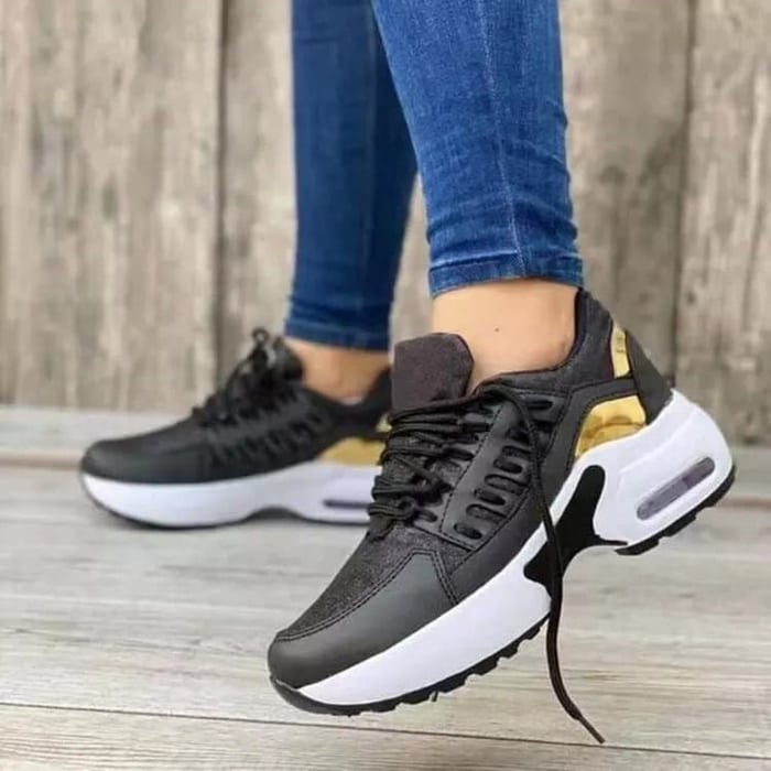 Dames Orthopedische Schoenen voor Ondersteuning Zwart Auralie