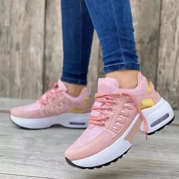 Dames Orthopedische Schoenen voor Ondersteuning Roze Auralie