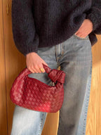 Dames Schoudertas met Handgeweven Design en Tijdloze Stijl 4