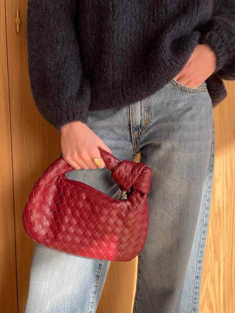 Dames Schoudertas met Handgeweven Design en Tijdloze Stijl 4