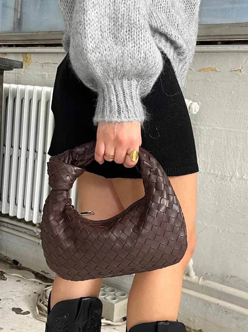 Dames Schoudertas met Handgeweven Design en Tijdloze Stijl 6