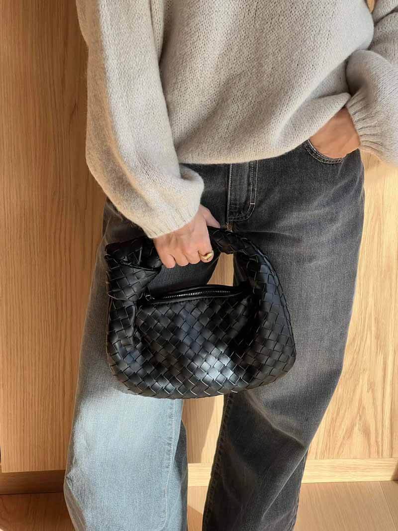 Dames Schoudertas met Handgeweven Design en Tijdloze Stijl 7