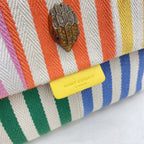 Dames Schoudertas met Regenboogdesign en Gouden Ketting 1
