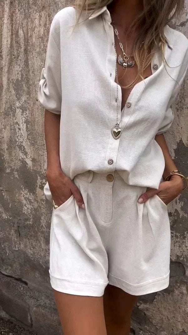 Dames Luchtige Zomerset Wit Auralie