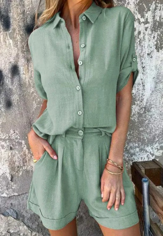 Dames Luchtige Zomerset Groen Auralie