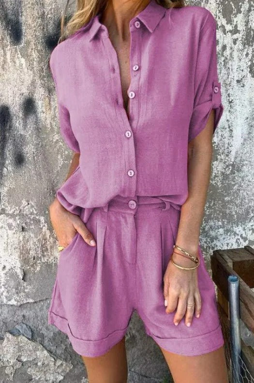 Dames Luchtige Zomerset Paars Auralie