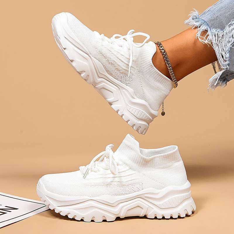 Dames Sneakers met Geheugenschuim en Voetboogondersteuning voor Actieve Levensstijl Auralie