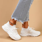 Dames Sneakers met Geheugenschuim en Voetboogondersteuning voor Actieve Levensstijl Auralie