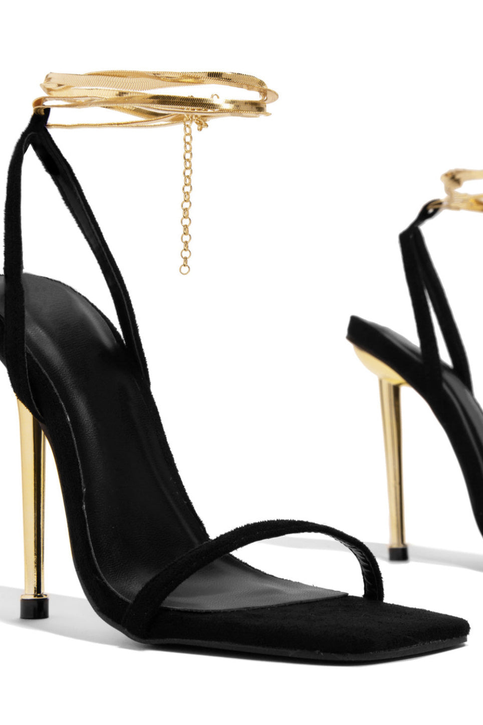 Dames Stiletto Hakken met Gouden Accenten Auralie