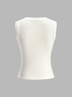 Dames Tanktop met Ronde Hals Auralie