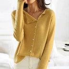 Dames Trui met Elegante Knopen en Comfortabele Pasvorm 3