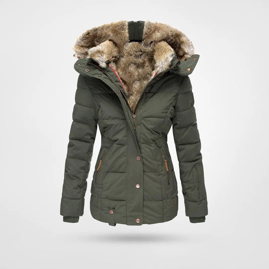Dames Winterjack met Waterdichte Eigenschappen en Isolatie voor Koude Wintermaanden 1