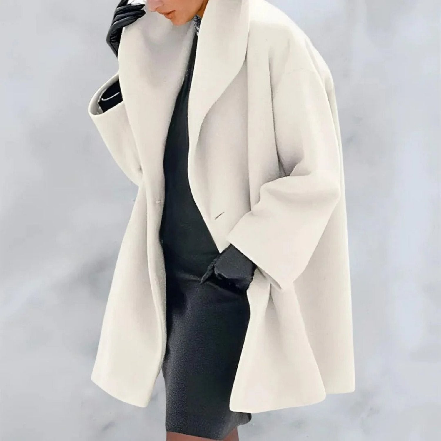 Dames Winterjas met Elegante Ontwerp en Lange Mouwen 1
