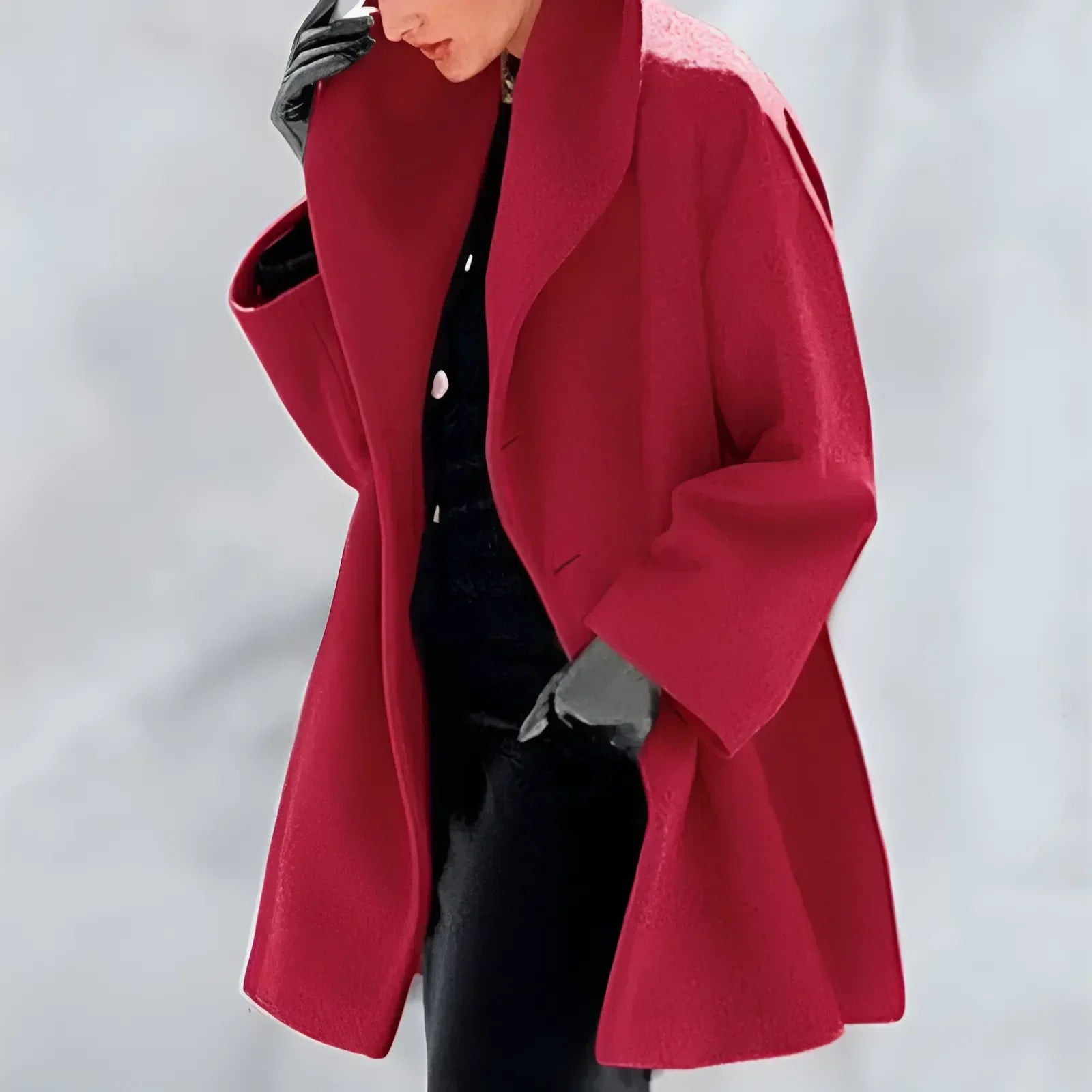 Dames Winterjas met Elegante Ontwerp en Lange Mouwen 3