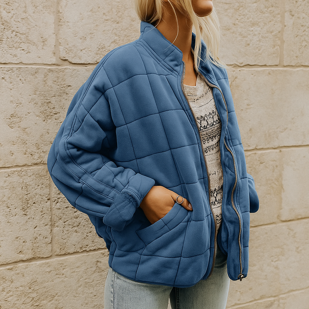 Dames Winterjas met Lange Lape en Elegant Ontwerp 0