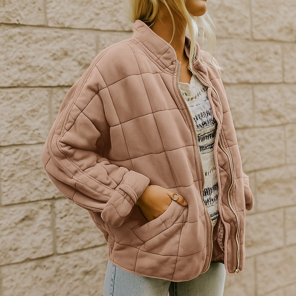 Dames Winterjas met Lange Lape en Elegant Ontwerp 2